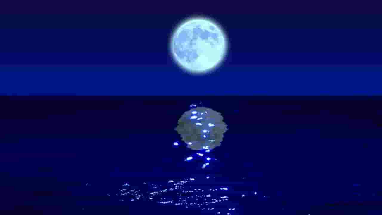 ワンピースネタバレ1114話イメージ｜夜空に浮かぶ月の写真